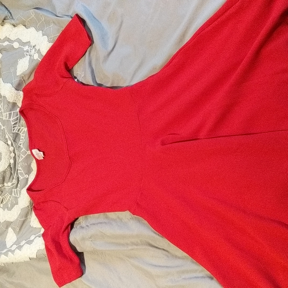 Red dress